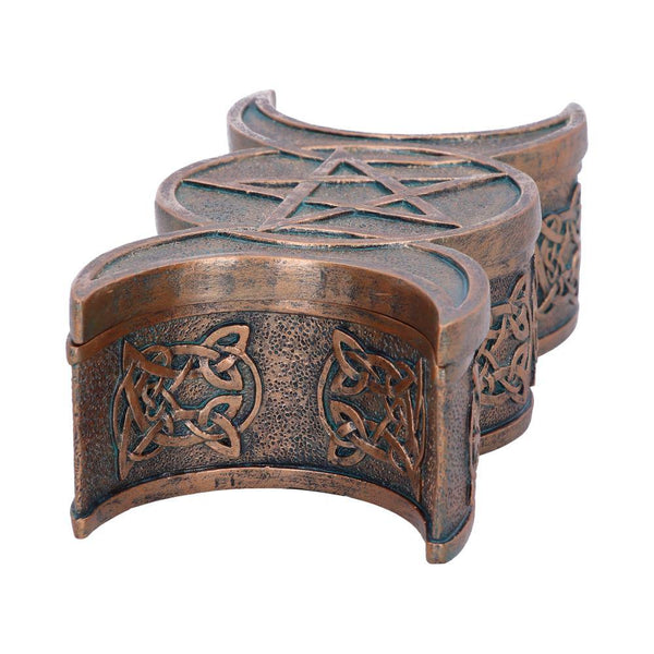 Triple Moon Trinket Box 18.5cm - GiftMasters.co.uk