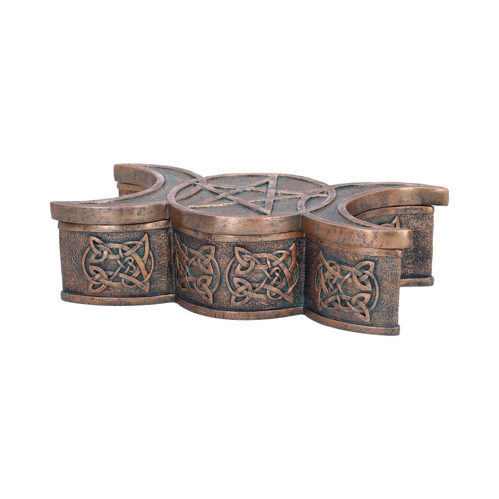 Triple Moon Trinket Box 18.5cm - Buy Boxes at GiftMasters.co.uk