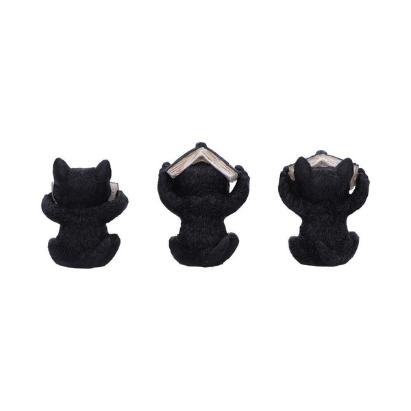 Three Wise Spell Cats 8.5cm Ornament - GiftMasters.co.uk