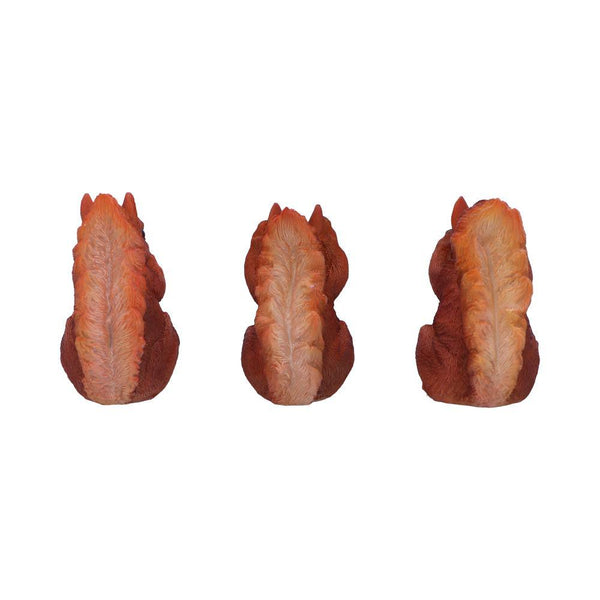 Three Wise Squirrels 9cm Ornament - GiftMasters.co.uk