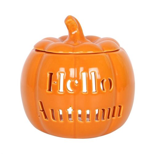 Hello Autumn Pumpkin Oil Burner - Buy  at GiftMasters.co.uk