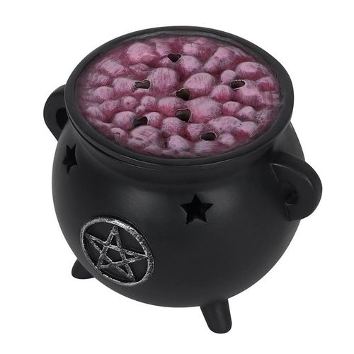 Pentagram Cauldron Incense Cone Holder - GiftMasters.co.uk