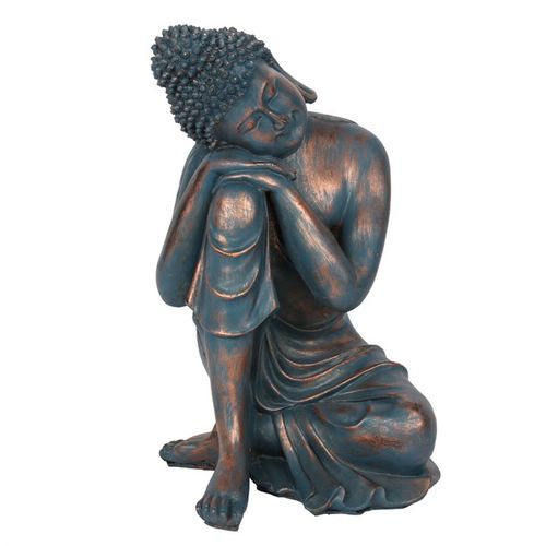 Blue Hands on Knee Buddha - Buy  at GiftMasters.co.uk