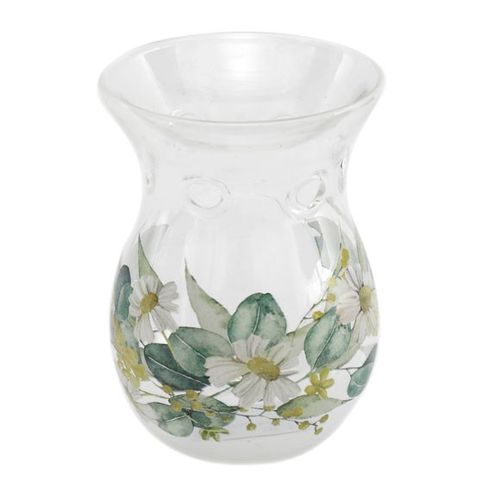 15cm Glass Daisy Oil and Wax Warmer - Buy  at GiftMasters.co.uk