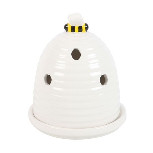 White Beehive Incense Cone Holder - Buy  at GiftMasters.co.uk