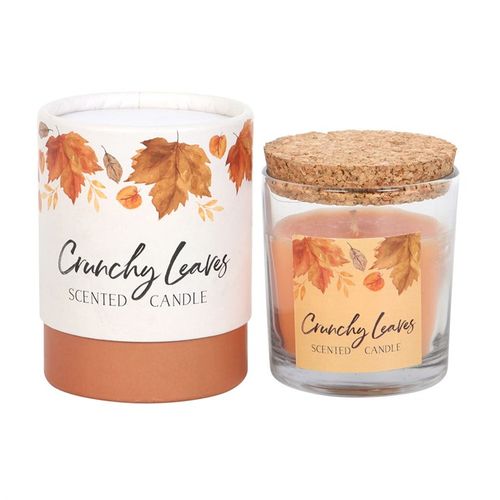 Crunchy Leaves Autumn Candle - Buy  at GiftMasters.co.uk