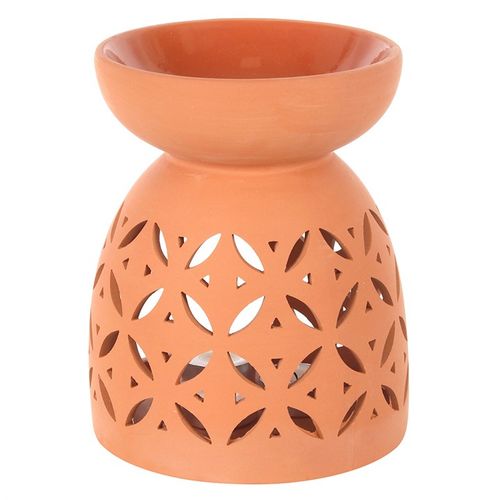 Giant Terracotta Oil Burner and Wax Warmer - Buy  at GiftMasters.co.uk