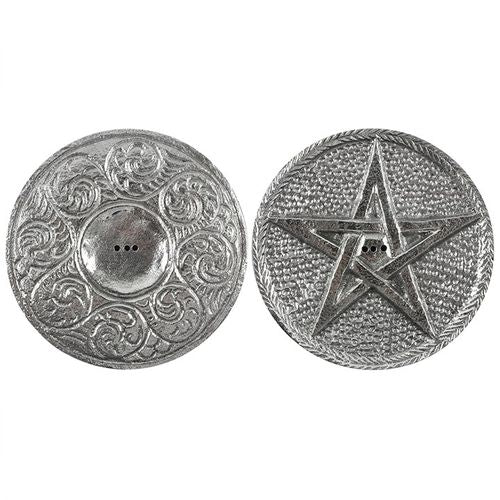 10cm Silver Pentagram Incense Holder - Buy  at GiftMasters.co.uk