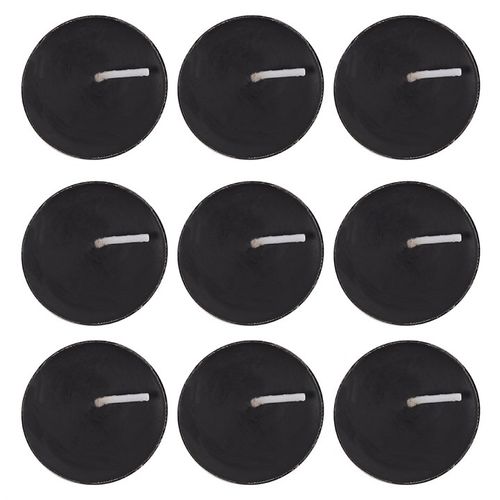 Pack of 9 Opium Scented Black Tealights - GiftMasters.co.uk