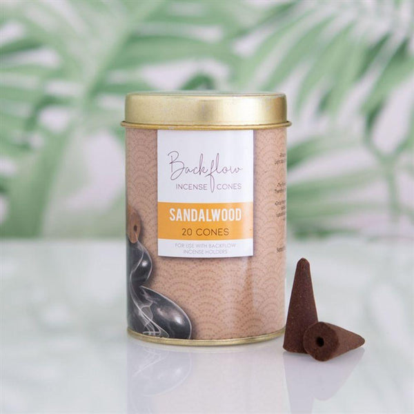 6 Tins of  Elements Sandalwood Jumbo Backflow Cones - GiftMasters.co.uk