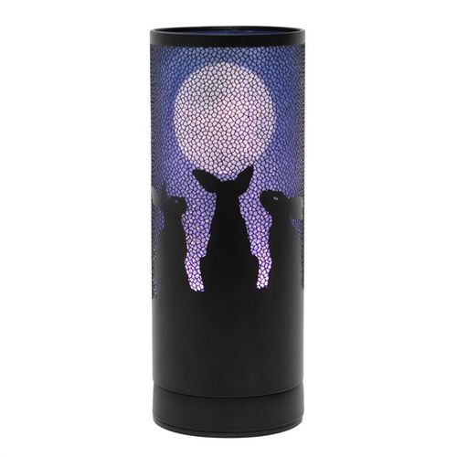 Moon Gazing Hares Aroma Lamp by Lisa Parker - Buy  at GiftMasters.co.uk