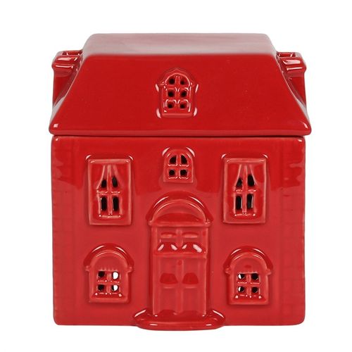 Red Ceramic House Oil Burner - Buy  at GiftMasters.co.uk