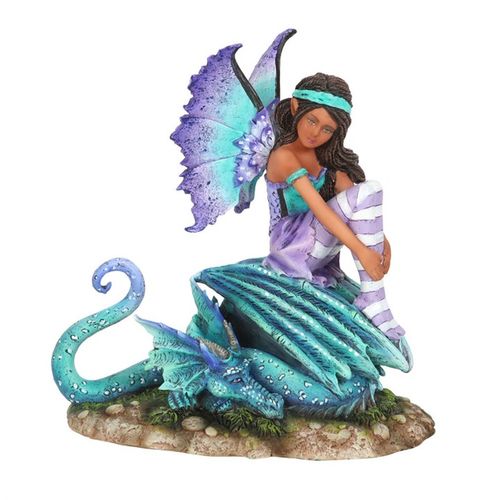 16cm Dragon Perch Fairy Figurine by Amy Brown - Buy  at GiftMasters.co.uk