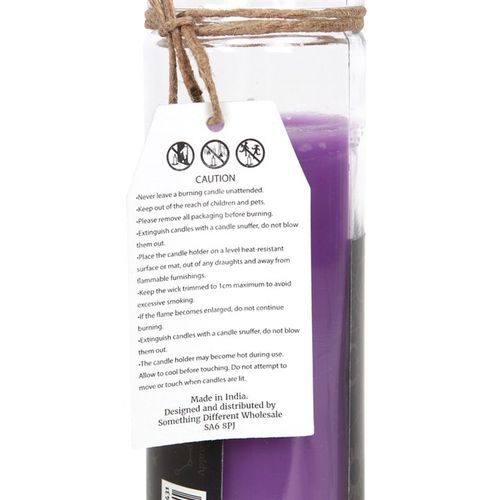Lavender 'Prosperity' Spell Tube Candle - GiftMasters.co.uk