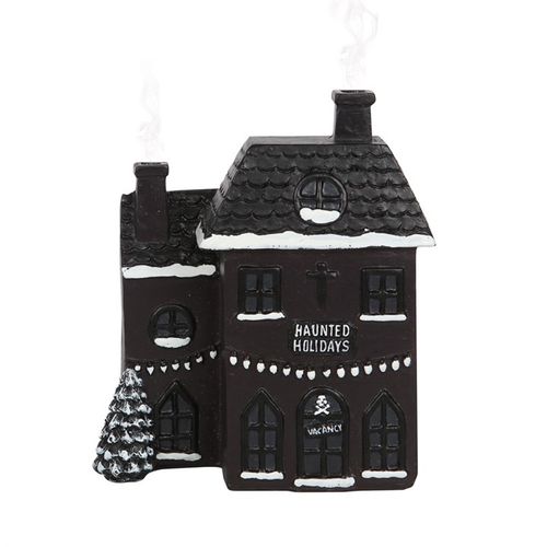 Haunted Holiday House Incense Cone Burner - Buy  at GiftMasters.co.uk