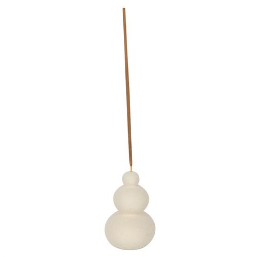 Cream Speckle Balancing Stones Incense Stick Holder - GiftMasters.co.uk