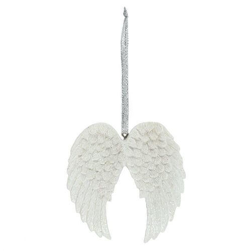 Double Glitter Angel Wing Hanging Decoration - Buy  at GiftMasters.co.uk