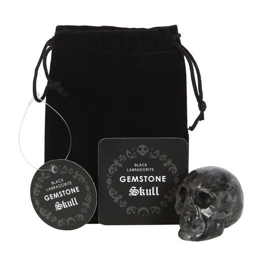 Black Labradorite  Crystal Skull - Buy  at GiftMasters.co.uk