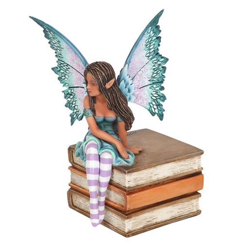 19cm Book Fairy Figurine by Amy Brown - GiftMasters.co.uk