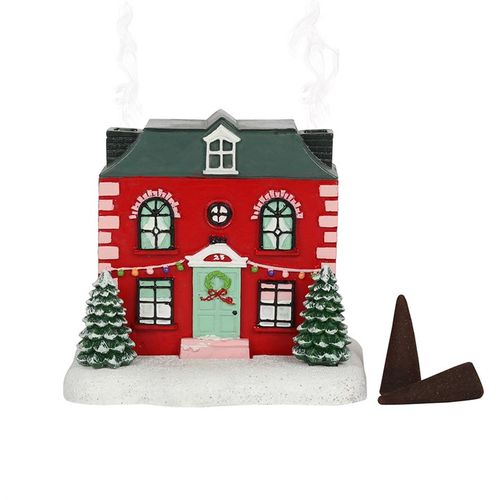 Christmas House Incense Cone Burner - Buy  at GiftMasters.co.uk