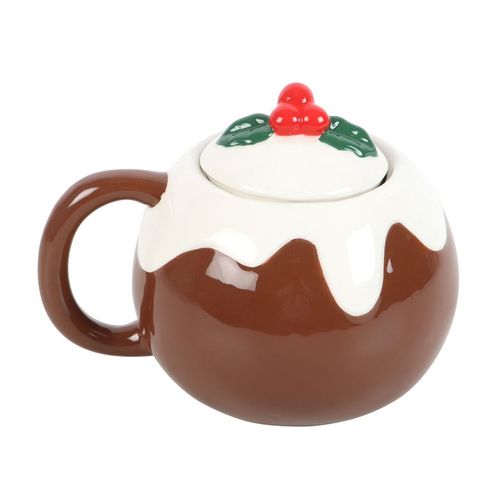 Christmas Pudding Shaped Mug - Buy  at GiftMasters.co.uk