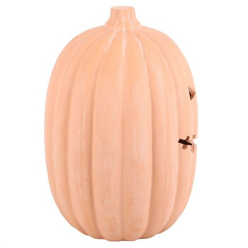 30cm Terracotta Pumpkin Ornament - GiftMasters.co.uk