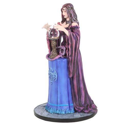 Crystal Ball Figurine by Anne Stokes - GiftMasters.co.uk