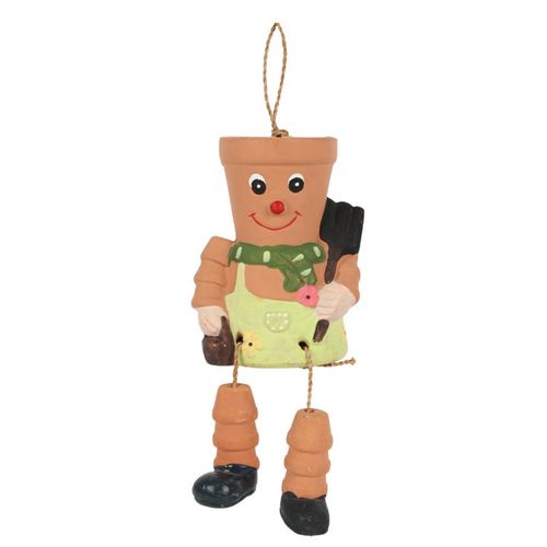 Terracotta Pot Man Planter - Buy  at GiftMasters.co.uk