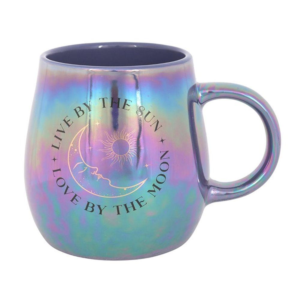 Live by the Sun Love by the Moon Iridescent Mug - Buy Mugs at GiftMasters.co.uk