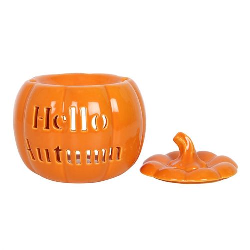 Hello Autumn Pumpkin Oil Burner - GiftMasters.co.uk
