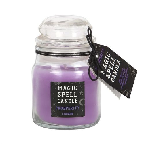 Lavender 'Prosperity' Spell Candle Jar - Buy  at GiftMasters.co.uk