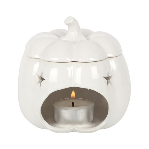 White Pumpkin Oil Burner - Buy  at GiftMasters.co.uk