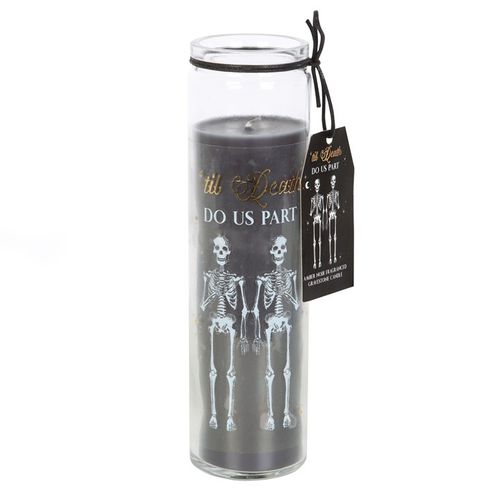 Til Death Do Us Part Amber Noir Tube Candle - Buy  at GiftMasters.co.uk