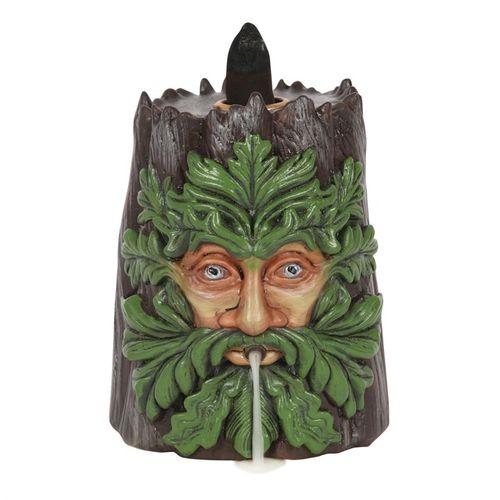 Spirit of the Trees Green Man Backflow Incense Burner - Buy  at GiftMasters.co.uk