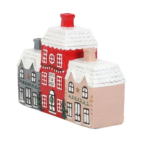 Christmas Village Incense Cone Holder - GiftMasters.co.uk