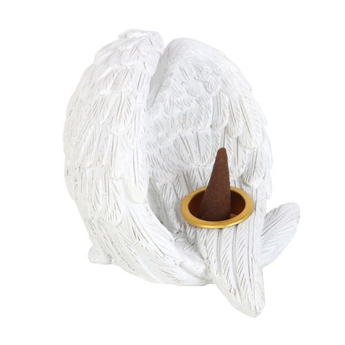 Angel Wing Resin Incense Cone Burner - GiftMasters.co.uk
