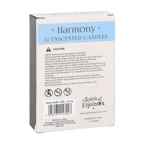 Pack of 12 Harmony Spell Candles - GiftMasters.co.uk