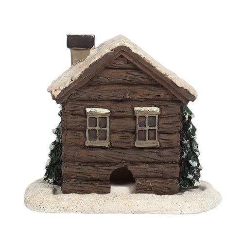 Log Cabin Incense Cone Burner - GiftMasters.co.uk