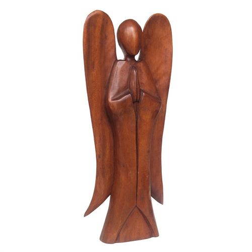 Natural Acacia Wood Angel - Buy  at GiftMasters.co.uk