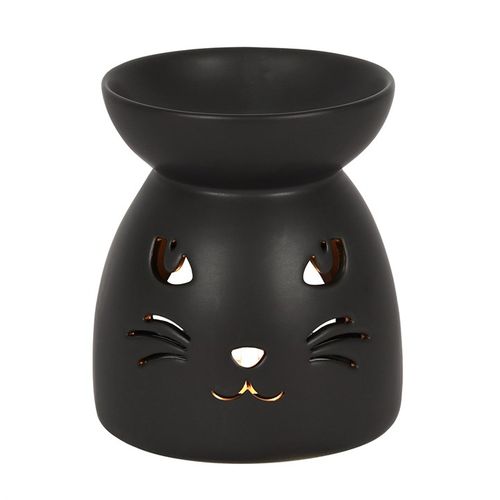 Black Cat Cut Out Oil Burner and Wax Warmer - Buy  at GiftMasters.co.uk