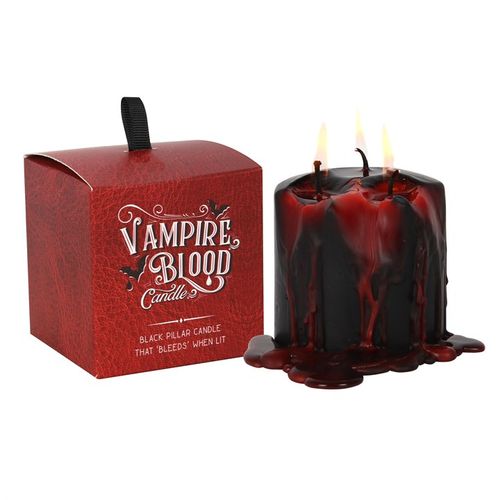 Small Vampire Blood Pillar Candle - Buy  at GiftMasters.co.uk