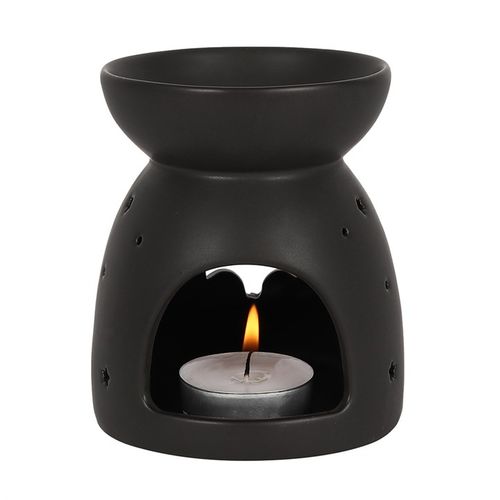 Black Bat Cut Out Oil Burner - GiftMasters.co.uk