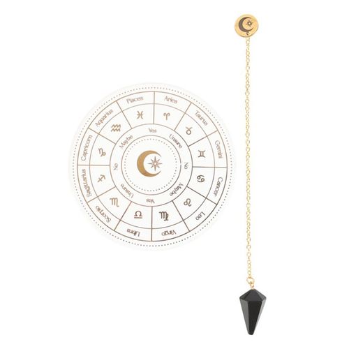 Astrology Wheel Pendulum Divination Kit - GiftMasters.co.uk