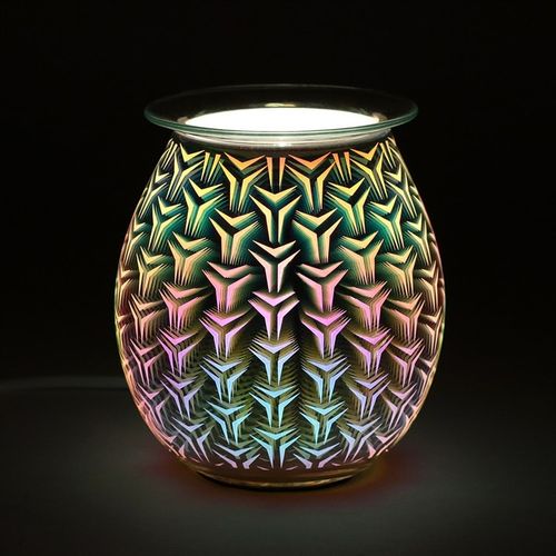 3D Geometric Light Up Electric Oil Burner - Buy  at GiftMasters.co.uk