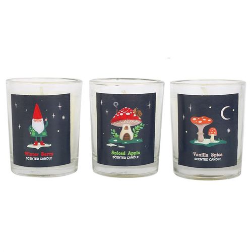 Gnome Sweet Gnome Candle Trio - GiftMasters.co.uk