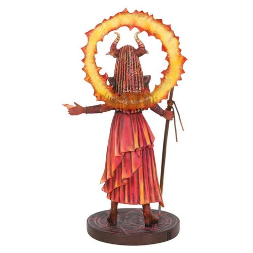 Fire Elemental Sorceress Figurine by Anne Stokes - GiftMasters.co.uk