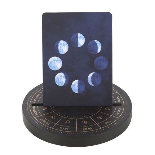 Black Astrology Wheel Tarot Card Stand - Buy  at GiftMasters.co.uk