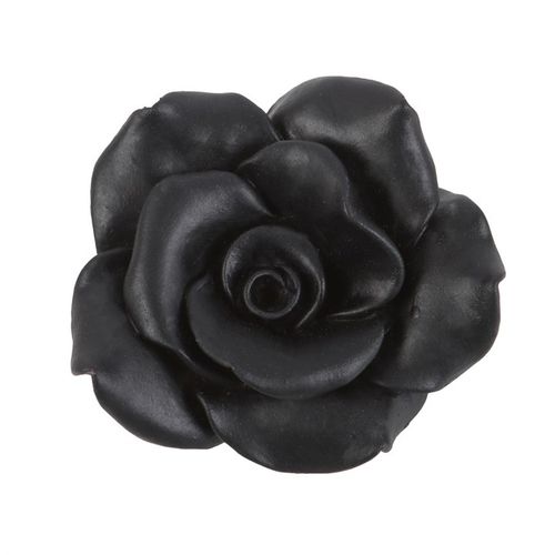 Black Rose Resin Incense Stick Holder - GiftMasters.co.uk