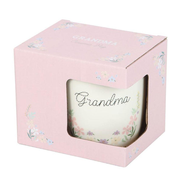 Grandma Pastel Floral Mug - GiftMasters.co.uk