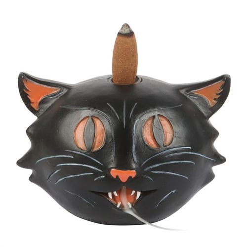 Black Cat Backflow Incense Burner - Buy  at GiftMasters.co.uk